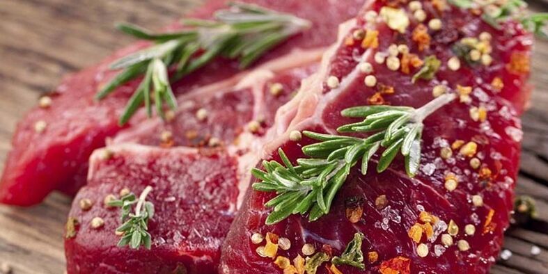Red meat in a man's diet has a positive effect on erection